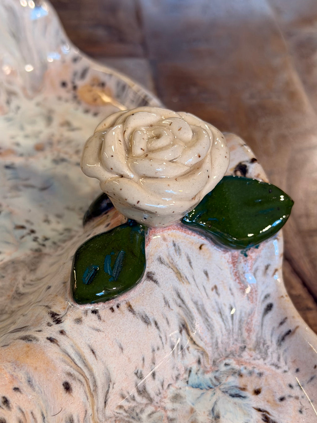 Floral Ripple Charcuterie Dish Made-To-Order